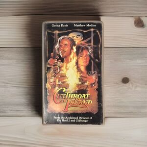 Cutthroat Island (VHS, 1996) Grena Davis Matthew Modine Factory Sealed
